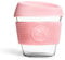 Neon Kactus Tasse à café réutilisable en Verre 8oz (Rose)