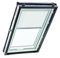 Original Roto Rollo Exclusiv ZRE für Roto Dachfenster - Führungsschiene Silber - Tageslichtrollo für Baureihe Designo R4/R7 und Classic 43/73 - Größe 094/118 | 09/11 - Stofffarbe Weiß