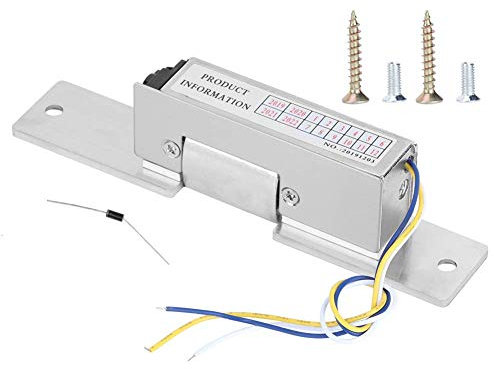 Serratura elettrica 12V, Serratura Porta Blindata Affidabile Serratura Elettrica Cancello Esterno, per Campus DomesticiSerratura elettrica 12V, Serratura Porta Blindata Affidabile