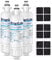 FrigiLife 9690 & ADQ36006101 Replacement for LG LT700P Kenmore Elite 46-9690, ADQ36006102, HDX FML-3, LFX28968ST RWF1200A LFXS30766S LFX31945ST Refrigerator Water Filter and LT120F Air Filter, 3Combo