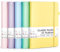 feela Notizbuch A5 liniert Hardcover, 5 buntes Notizbücher Set, Journal Buch mit 5 Gelstifte schwarz, 120 GSM, 13x21cm, Notizblock Set geeignet für Büro, Schule, für Kinder und Erwachsene, Din A5