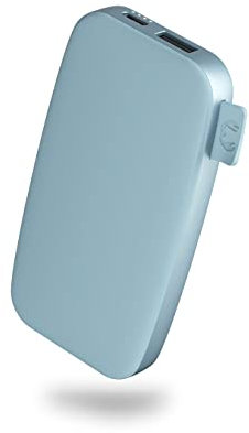 Fresh 'n Rebel Powerbank 6000mAh - USB-C in & Out - Schnelles Aufladen (Fast Charge) - 6 Sicherheitsfunktionen - Tragbarer externer Akku für iPhone und Android (Dusky Blue)