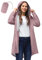 33,000ft Vêtement de pluie imperméable, poncho de pluie léger et respirant coupe-vent à capuche, fine pliable longue manteaux imperméables femme Rose à pois M