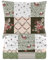 Cotton Market Bettwäsche 155x200 cm - Bettwäsche Baumwoll-Mikrofaser - Bettwäsche-Sets 2 Teilig - Bettbezug 155x200 cm und 2 Kissenbezug 70x80 cm - Weiss und Grun, Rosen