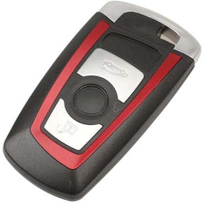 HooRLZ Bmw Key Fob Replacement For Bmw 1 2 3 4 Series F20 F22 F30 F31 F32, Remote Bmw Car Key Cover Case 3 Button, Bmw Key Case, F30 F31 Key Fob - With Key Blade
