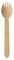 1000 Göffel, Holz pure 16 cm