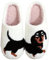 OJXTRDE Cute Dachshund Hausschuhe Frauen Männer Fuzzy Memory Foam Cartoon Tier Hausschuhe Neuheit Lustige Hund Hausschuhe Winter Warm Plüsch Hausschuhe