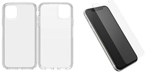 OtterBox iPhone 11 Symmetry Series Case - CLEAR & Glass Series Screen Protector for iPhone 11