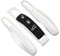 Happyit Clé Key Cover Étui Coque télécommander pour Porsche Panamera Spyder Carrera Macan Boxster Cayman Cayenne 911 970 981 991 (Blanc)