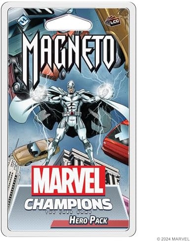 Fantasy Flight Games Marvel Champions The Card Game Magneto Hero Pack - Superhelden-Strategiespiel, Kooperatives Spiel für Kinder und Erwachsene, ab 14 Jahren, 1-4 Spieler, 45-90 Minuten Spielzeit,