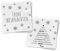 Servietten 80 Stück mit 2 verschiedenen Motiven - Frohe Weihnachten - Tischdeko Papierservietten 2er Set mit Spruch - Papier Tuch 3-lagig mit Text bedruckt