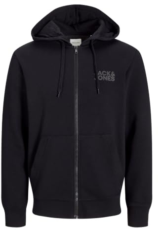 Jack & Jones Herren Jjecorp Logo Sweat Zip Hood Jjecorp Logo Sweat Zip Hood (1er Pack)
