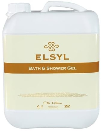 Hotel Complimentary Elsyl Bath & Shower Gel 5 L Refill | Bulk packaging is ideal for hotels, guest houses, and B&Bs to top up wall-mounted dispensers or individual bottles.