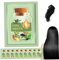 Tinte de cabello de planta natural 10 piezas de larga duración refrescante 30 ml de burbujas cabello de planta burbuje