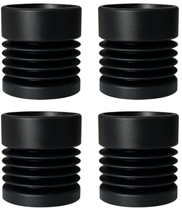 RugooSpink 4PCS Stoßdämpfende Fußpolster für Centauri Carbon Anti-Rutsch Silikon Gummi Fußmatte Haltbare Anti-Vibration Fußset für Elegoo Centauri Carbon 3D-Drucker Zubehör