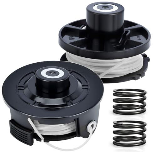 Savior 195858-1 Replacement Trimmer Head for Makita 18V DUR181 Grass Trimmer, with 1.6 mm Trimmer Line 6 m (2*Trimmer Spools + 1*Spool Cover + 2*Springs)