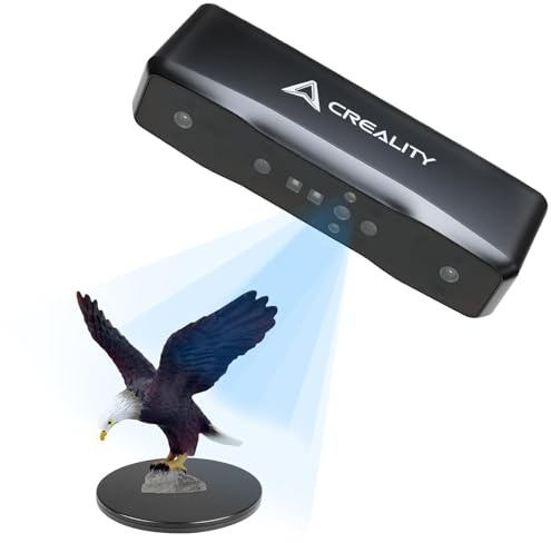 Creality 3D-Scanner Otter Lite Basic mit 0,05 mm Präzision, Vollfarbscan für kleine und mittelgroße Objekte für Windows, Mac, iPhone und Android