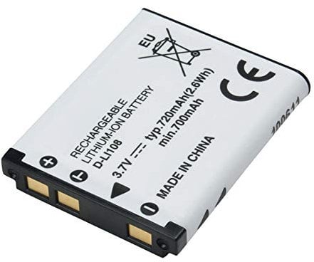 Amsahr Digital Replacement Camera and Camcorder Battery for Pentax D-Li108, D-Li63, Optio: L36