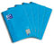 Oxford Touch Collegeblock B5 (17,6x25 cm) liniert mit Rand, 160 Seiten, aqua, 5 Stück