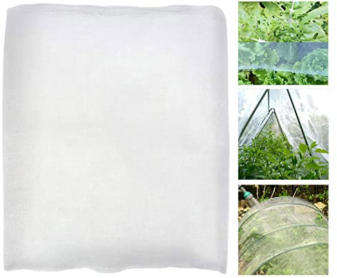 Gardeningwill Pflanzsack 3,65 m Mosquito Bug Insekt Vogel Net Barrier Jagd Rollo Gartennetze für Schützen Ihre Pflanzen Früchte Blumen
