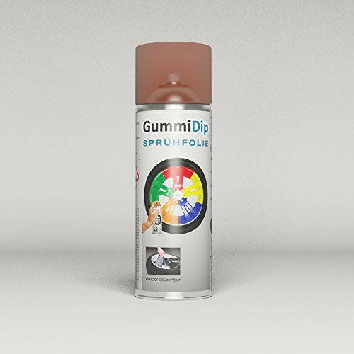 Gummi Dip Sprühfolie 61090032 Flüssiggummi Spray, 400 ml, kupfer-metallic