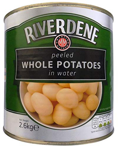 Riverdene Peeled New Potatoes in Water - 1x2.6kg