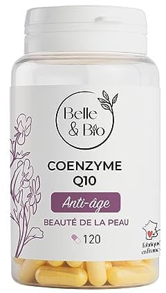 ANTI-ÂGE & COENZYME Q10 - Co Enzyme Q 10 - Vitamine B - 120 gélules - Cure 2 mois - Complément Alimentaire BELLE&BIO - Fabriqué en France