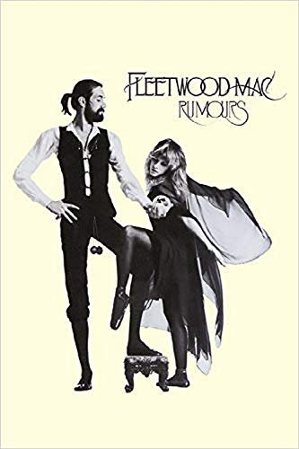 BUY ART FOR LESS Offiziell lizenziertes Fleetwood Mac Rumours 1977 Kunstposter – 91,4 x 61 cm – dekorativer Druck – Posterpapier – fertig zum Rahmen
