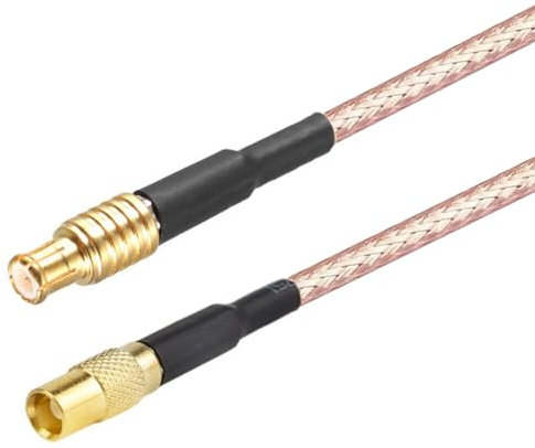 Oiyagai 2 Stück RF RG316 Pigtail MCX Stecker Antennenstecker zu MCX Buchse Koaxialadapter Verlängerungskabel (1m/39,3)