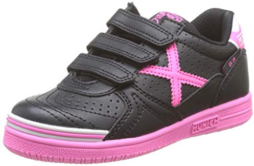 Munich Unisex niños G-3 Kid VCO Profit, Zapatillas de Deporte, Negro Rosa, 26 EU