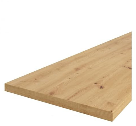 Küchen Arbeitsplatte 50 cm 38 mm Küchenzeile Küchenblock Eiche Artisan EKO Stilo