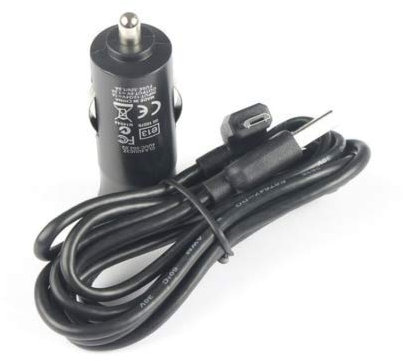 CHARGEUR DE VOITURE Riloer POUR TOMTOM MICRO USB LED dans le chargeur de voiture et câble de charge 1.8M pour GPS Compatible avec Garmin Nuvi, câble de chargeur GPS Garmin