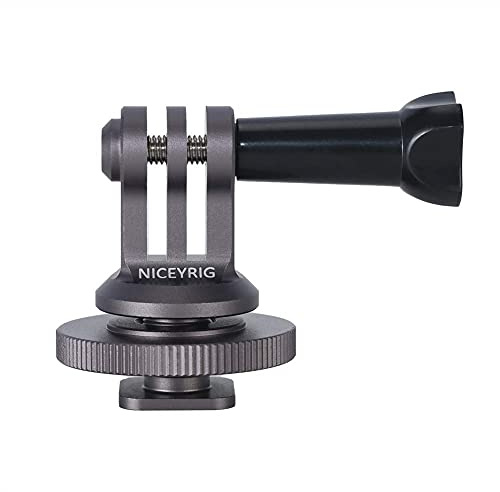NICEYRIG Hot Shoe Mount Adapter for Tripod Selfie Stick Monopod DSLR - 434