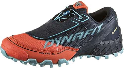 Dynafit Feline SL GTX, Damen-Trail-Laufschuhe, Hot Coral/Blueberry, 37 EU, Hot Coral Blueberry, 37 EU