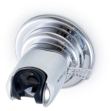 Original StoneStream Suction Showerhead Holder, Adjustable, Relocatable, and Removable Handheld Showerhead Holder, Chrome
