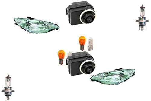 Johns, Scheinwerfer passend für Peugeot 206 CC 09/98- Leucht. Links Rechts + Stellmotor