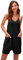 SotRong Women's Short Jumpsuits Solid V-neck Sling Cami Jumpsuit with Pocket Hot Shot Onesie Playsuit Summer Casual Sleeveless Boho Romper Loose Baggy Overalls Mint Green XL