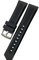 BONOOL 19 mm 20 mm schwarzes Naturkautschuk-Silikon-Armband 21 mm 22 mm passend für Tag Heuer Carrera F1 AQUARACER Heuer-Schnalle Uhrenarmband-Werkzeuge