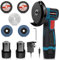 Mini Angle Grinder DAXIEFOO Cordless Angle Grinder with 2500mAh Batteries, 5 Grinding Discs, 19500RPM, 76mm Angle Grinder for Cutting, Polishing and Grinding