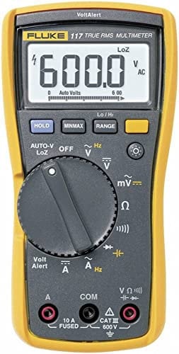 BEHA Fluke 117 Hand-Multimeter kalibriert (ISO) Digital Cat III 600 V Anzeige (Counts): 6000 (2583647-ISO) Marke