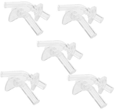 Labrimp 10 Pezzi Beccuccio Silicone Trasparente Ricambio Cannuccia Per Borraccia Bambini Soft Tappo Antigoccia Per Bottiglia Termica Universale