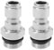 LT Easiyl 2pcs 1/4 Quick Release Connector M22-14mm Male Thread Pressure Washer Coupler Stainless Steel Snow Foam Lance Fittings Thread Hose Connector