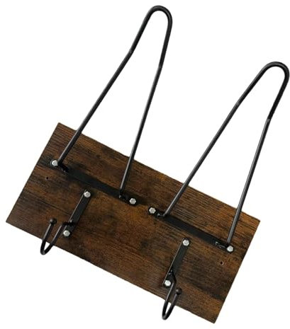 Motorcycle Helmet Wall Mount Jacket Holder -Helmet Display Rack, Storage Hook Hanger Coat Organizer Stand for Motorbike Football Welding and Riding Accessories, Sturdy & Decorative