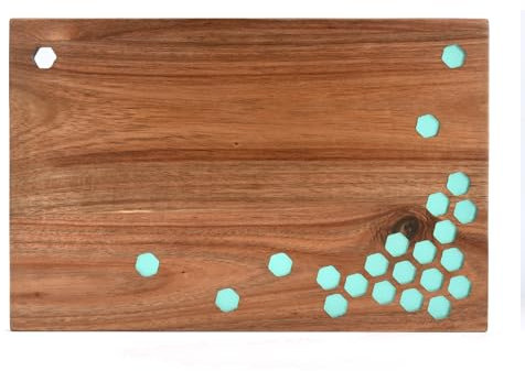 Guowall Holzbrett mit sechseckigem Design