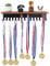 SUPERDANT Holz Medaillen Aufbewahrung Und Trophäenregal Medaillen Halter Mit 30 Hakenbrett Zur Anzeige von Trophäenregalen Medaillenhalter Aus Holz Medaillenhalter Geschenke für Sportler Kinder