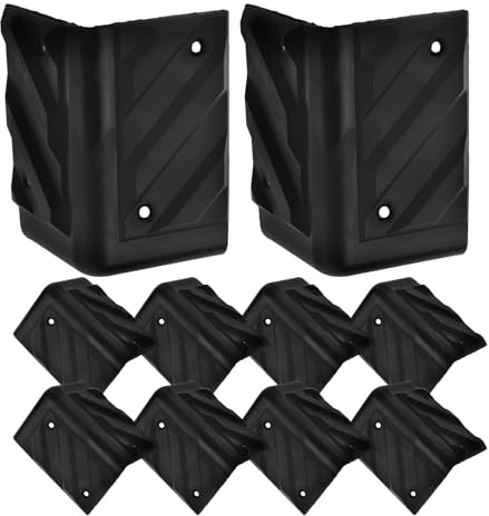 Housoutil Lautsprecher Eckenschutz Aus Robustem Kunststoff 16 Stück 2.95X1.97X1.97In Schutzecken Für Lautsprecherboxen Möbel Und Gitarren Anti-Kollisionsschutz Für Bühne Und Zuhause