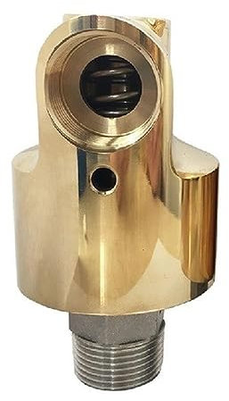 Drehdurchführung, Messing Drehdurchführung, 1 Zoll HD25 DN25 Drehgelenk, 360 Drehgelenk, Wasser-Luft-Öl-Drehkupplung, Universal-Anschluss, Messing-Drehverbindung(Right Thread)