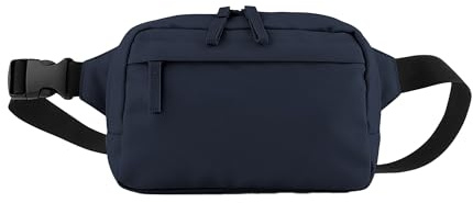 BagBase - Hochwertige recycelte Umhängetasche - Verstellbarer Schultergurt für Damen und Herren - Umhängetasche und Umhängetasche - Reisetasche - 100% recyceltes Polyester, Marineblau
