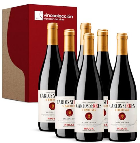 Carlos Serres 5 Barricas Reserva 2020, 6 botellas x 75 cl