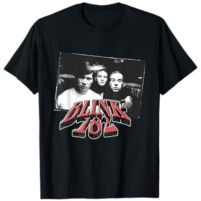 Offizielles Blink-182 Throwback-Foto T-Shirt